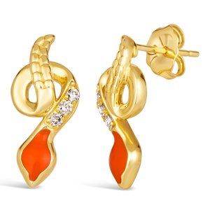 Le Vian Earrings featuring Enamel Nude Diamonds set in 14K Honey Gold
